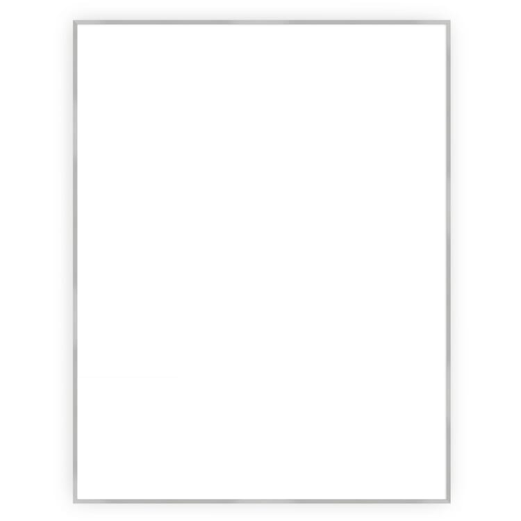 Alpha picture frame 70 x 90 cm, Silver, matt