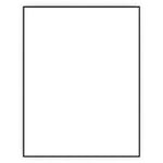 Alpha picture frame 70 x 90 cm Black, matte