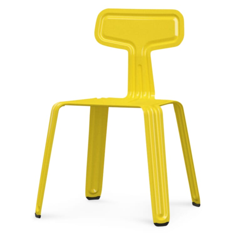 Stuhl Pressed Chair, RAL 1018 Zinkgelb