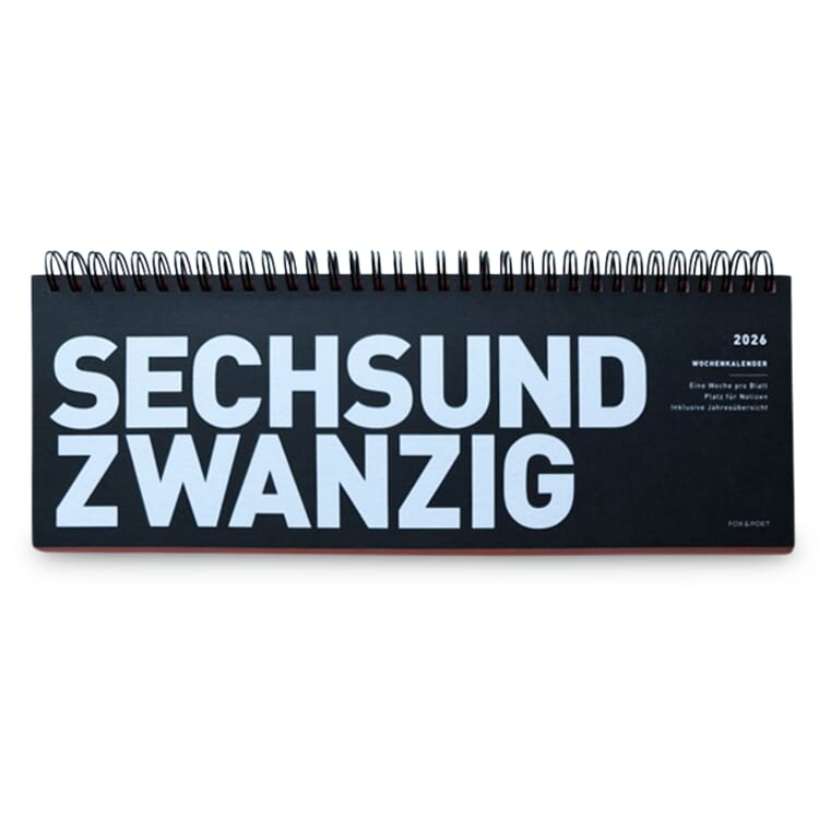 Tischkalender Neon 2026