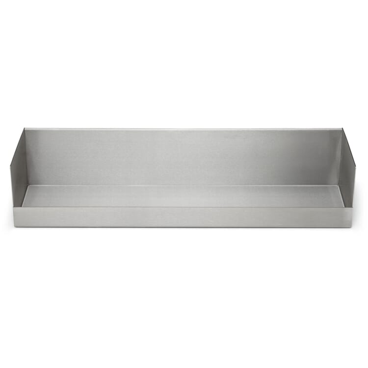 Mensola a muro Boks, acciaio inox