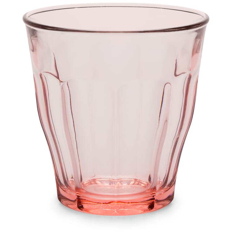 Verre de bistrot français rose