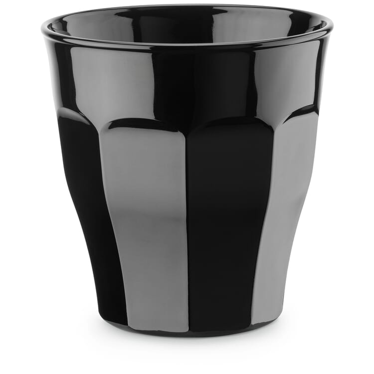 Französisches Kaffeeglas schwarz, 250ml