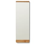 Wandspiegel eiken hout hoog