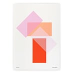 Impresión «Solids and Strokes» Rojo