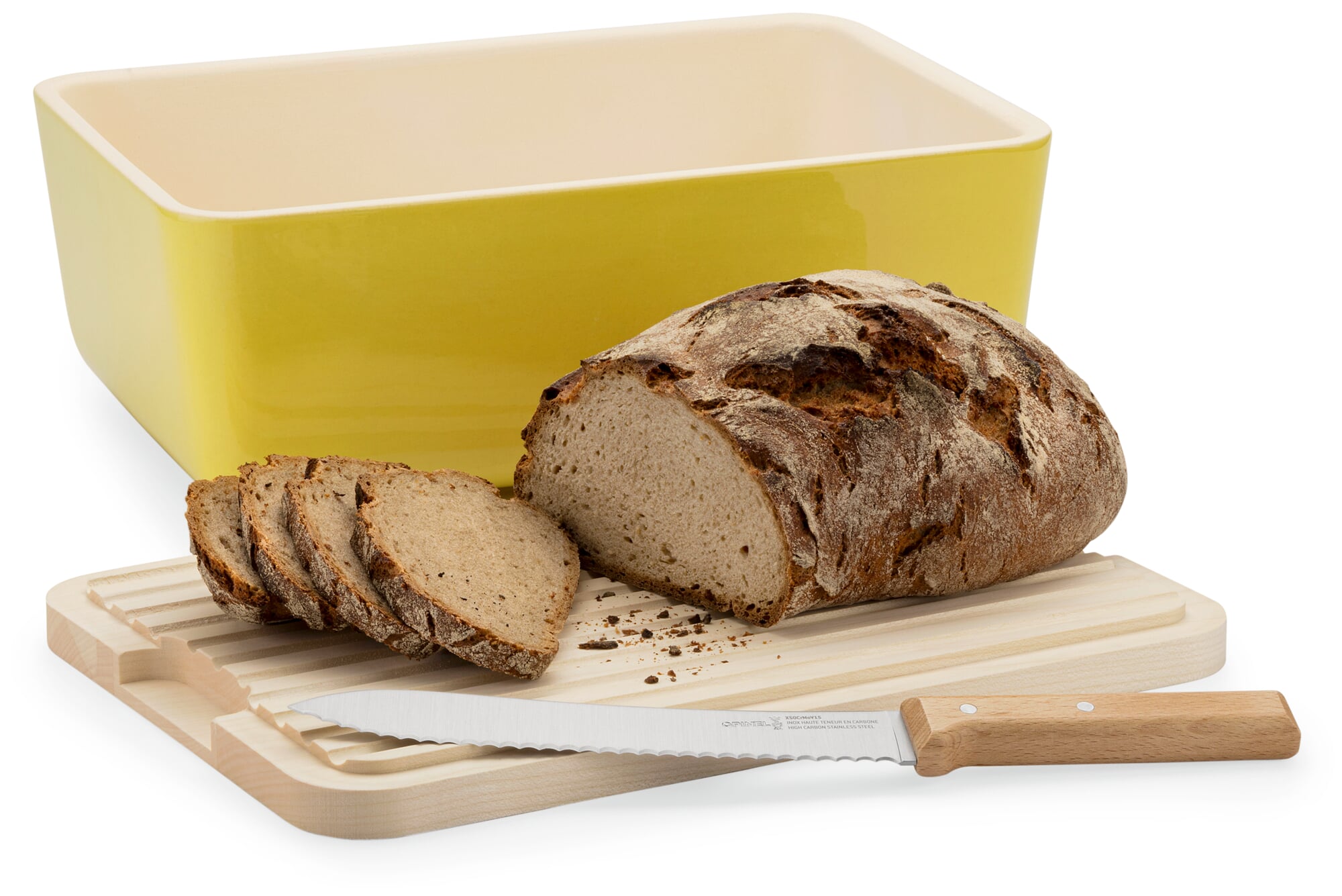 Bread box Rehau Edition, Zinc yellow | Manufactum