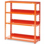 Industrial Shelving Unit RAL 2004 Pure Orange