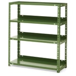 Industrial Shelving Unit RAL 6011 Reseda Green