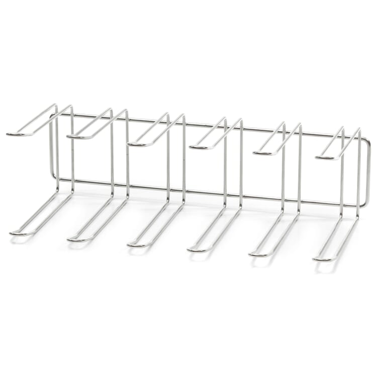 Binario di aggancio per scaffalatura Inox