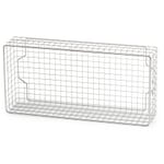 Cestino in rete per scaffalatura Inox Piccolo