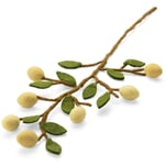 Branche de citron en feutre