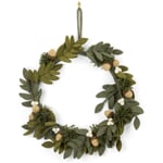 Wreath felt with acorns