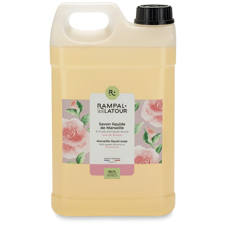 Savon liquide de Marseille, Rose