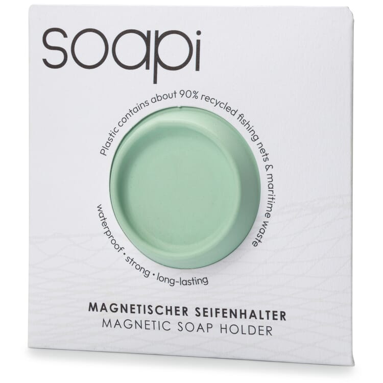 Porte-savon filets de pêche recyclés, Menthe