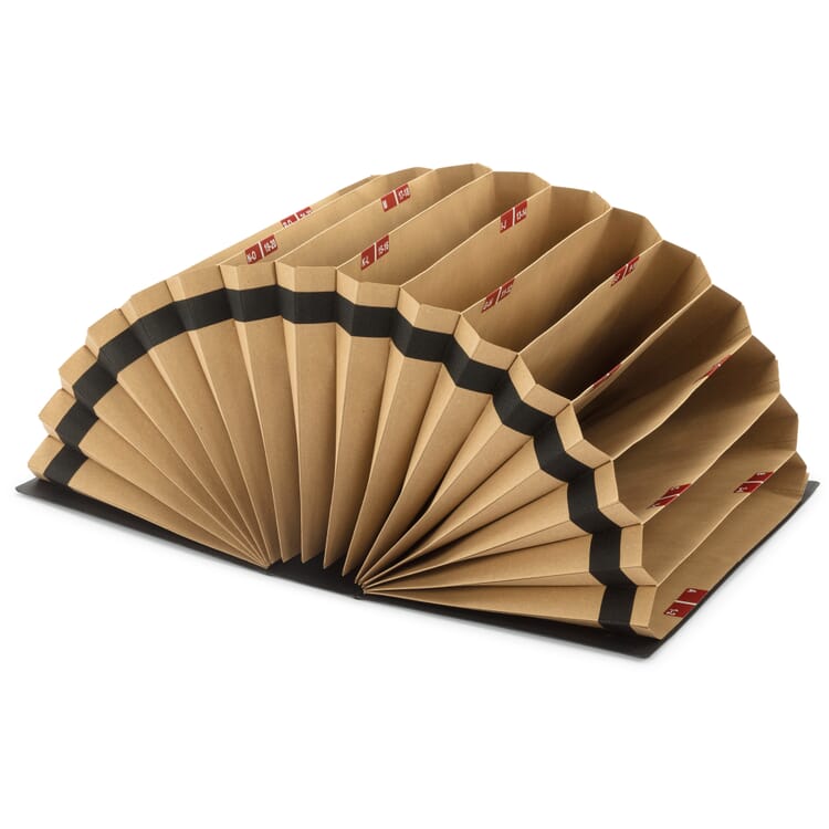 Desk folder cardboard A4, Black