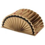 Skrivebordsmappe af karton A4 Brown