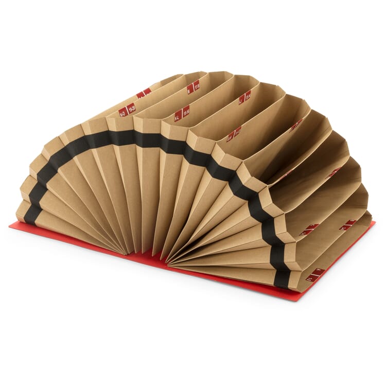 Desk folder cardboard A4, Red