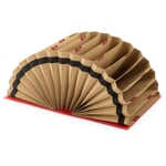 Skrivebordsmappe af karton A4 Rød