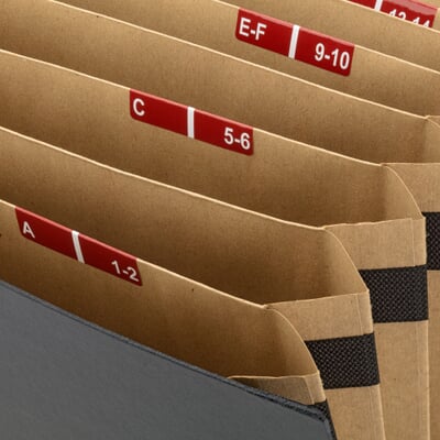 Desk folder cardboard A4, Black | Manufactum
