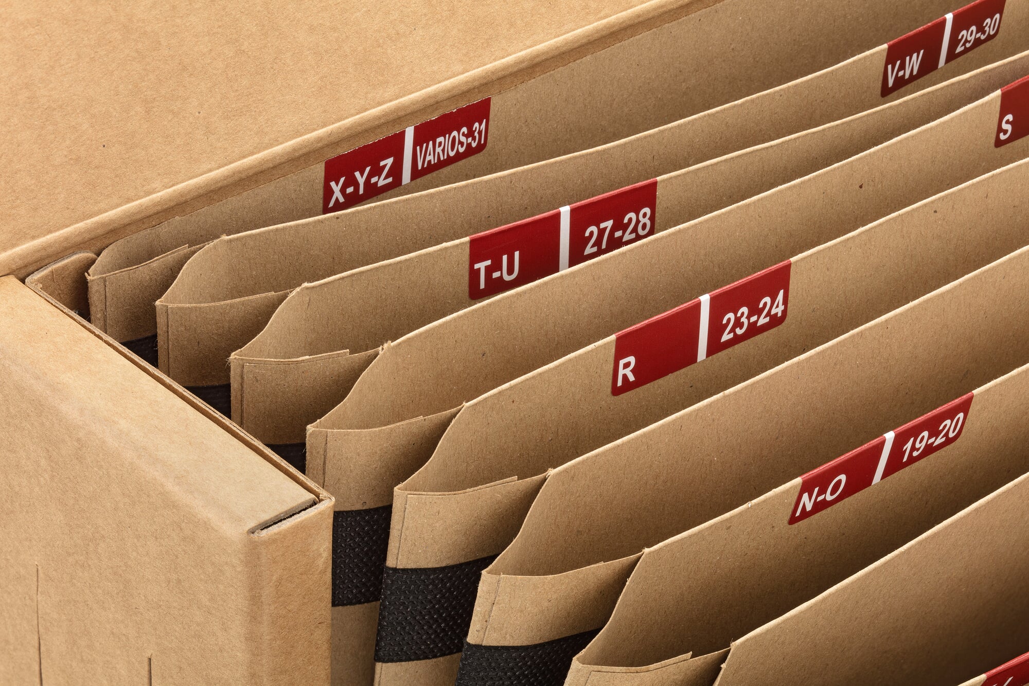 Fan folder cardboard, Brown | Manufactum