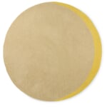 Eclipse carpet Beige-yellow Ø 120 cm