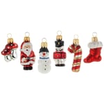 Lauscha glazen kerstfiguren mini