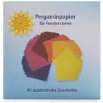 Papel cristal para estrellas de ventana