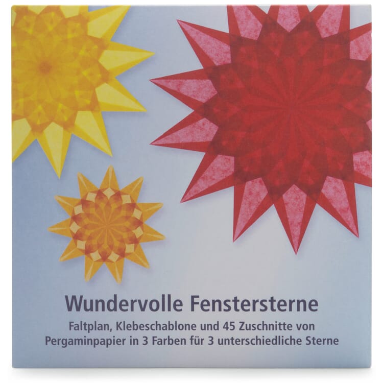 Venster sterren, Prachtig kleurrijk
