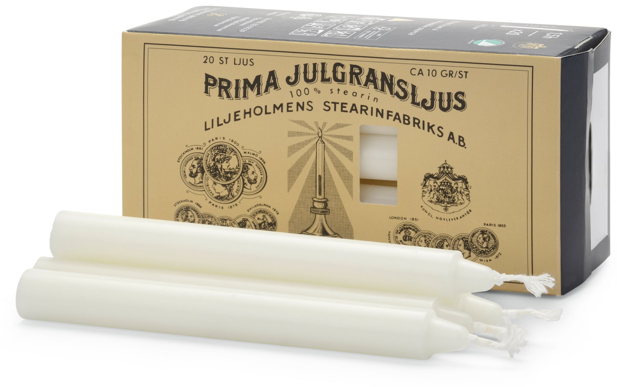 Tree candles Julgransljus white, (20 pieces) | Manufactum