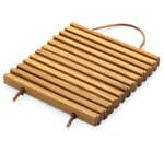 Eiken onderzetter 18,5 x 18 cm