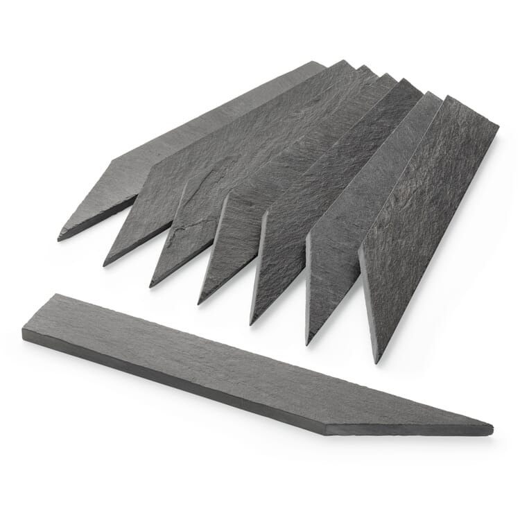 Planteetiketter af skifer