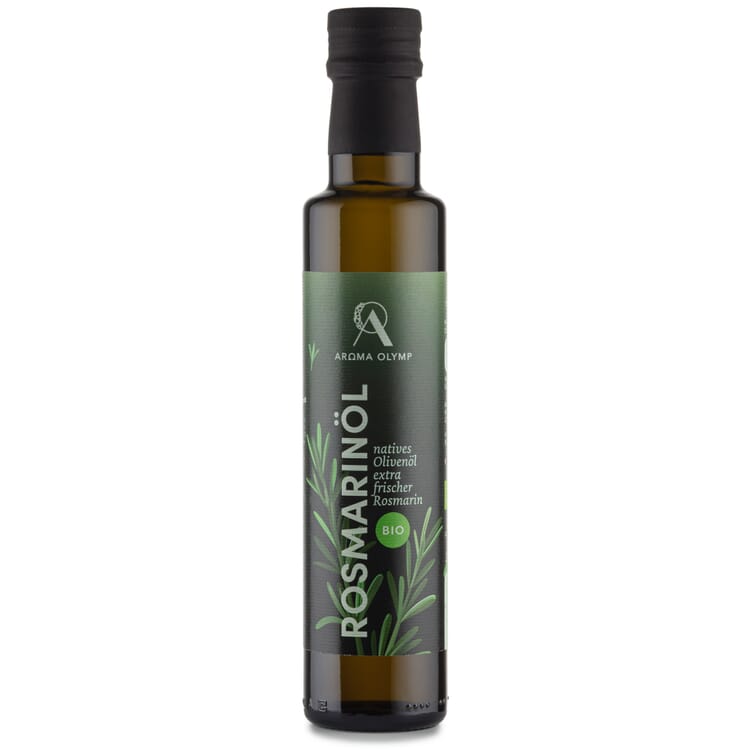 Huile d'olive au romarin bio