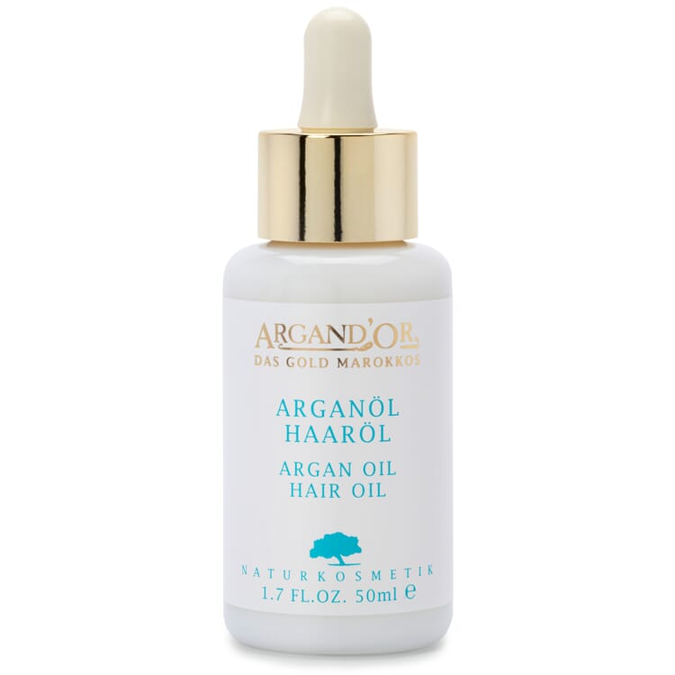 Olio per capelli all'argan