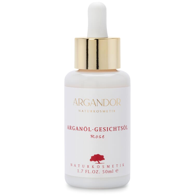 Huile de soin visage à l'argan, Rose