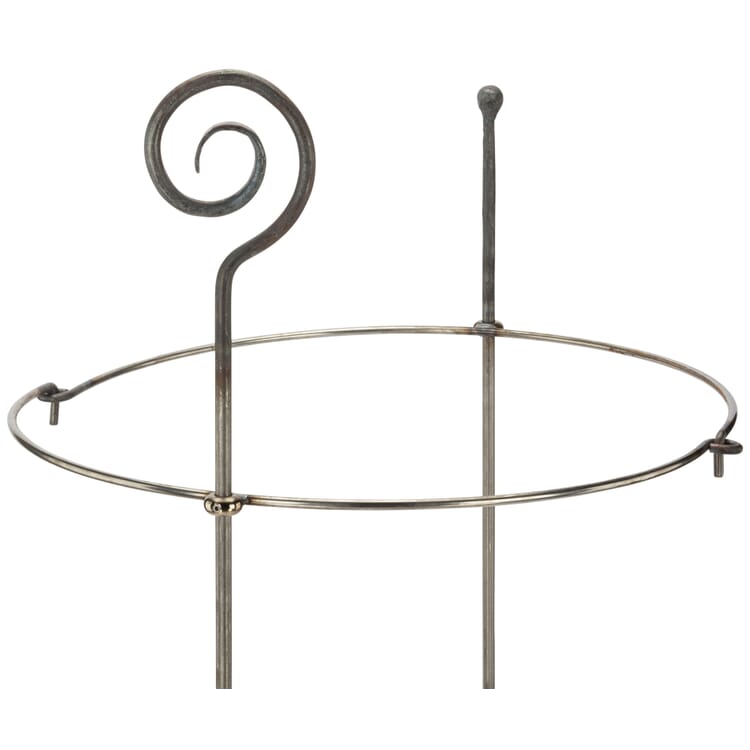Support pour plantes vivaces forgé à la main, Cercle complet