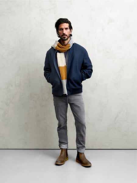 herenjeans Regular Slim Fit Grijs, toepassingsvoorbeeld
