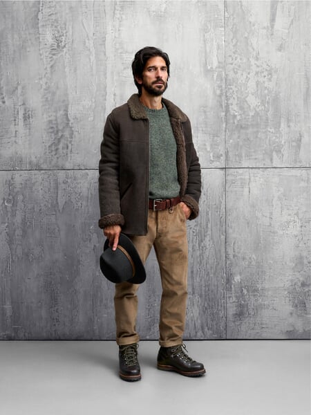 Herren-Cordchino Braunbeige, Anwendungsbeispiel