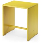 Sgabello Ulm colorato Giallo limone