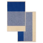 Blend towel series Blue-Ecru Guest towel (set of 2)