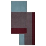 Handtuch-Serie Blend Bordeaux-Blau Handtuch