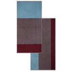 Blend handdoek serie Bordeauxblauw Douche handdoek