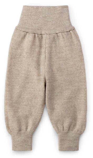 Baby-Bundhose Merinowolle Beige