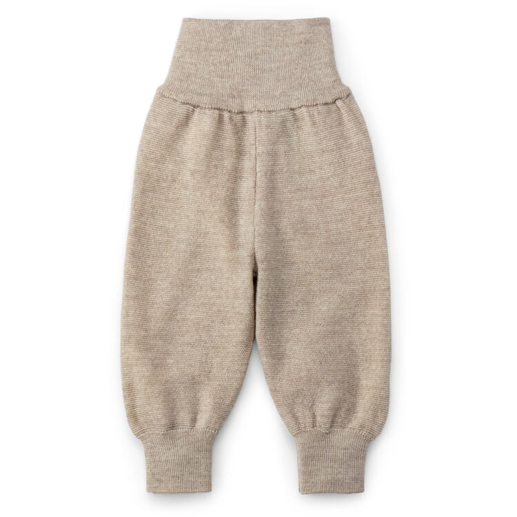 Culotte bébé en laine mérinos, Beige