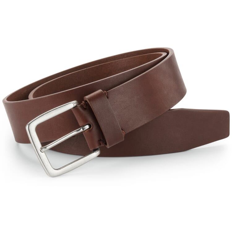 August Renz Men’s Leather Belts, Brown