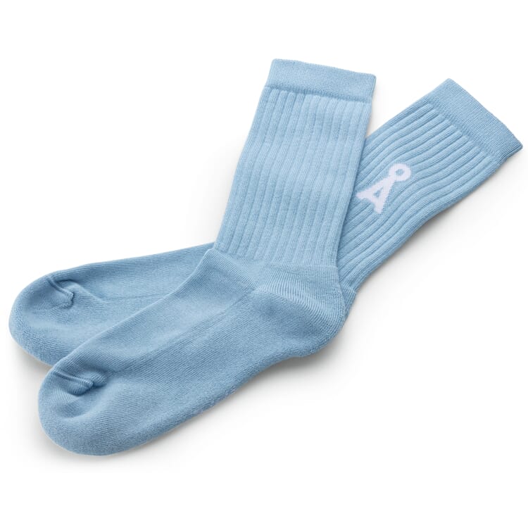 Unisex Long Socks", Light Blue"