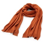 Unisex knitted scarf Terracotta