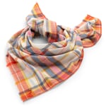 Panno unisex a quadri N° 768 a scacchiera Bianco-rosso-blu