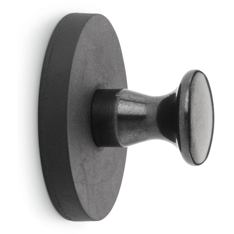 Crochet magnétique en néodyme caoutchouté