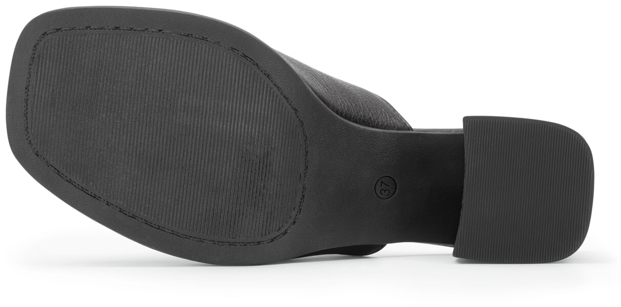 Damesandaler med hæl Sort