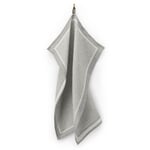 Torchon en lin mélangé rayé Gris